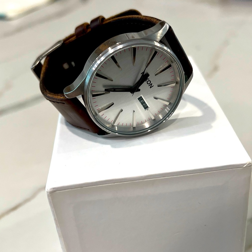 Nixon Sentry Leather!
